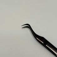 mega curved boot tweezer - bkeyelashes