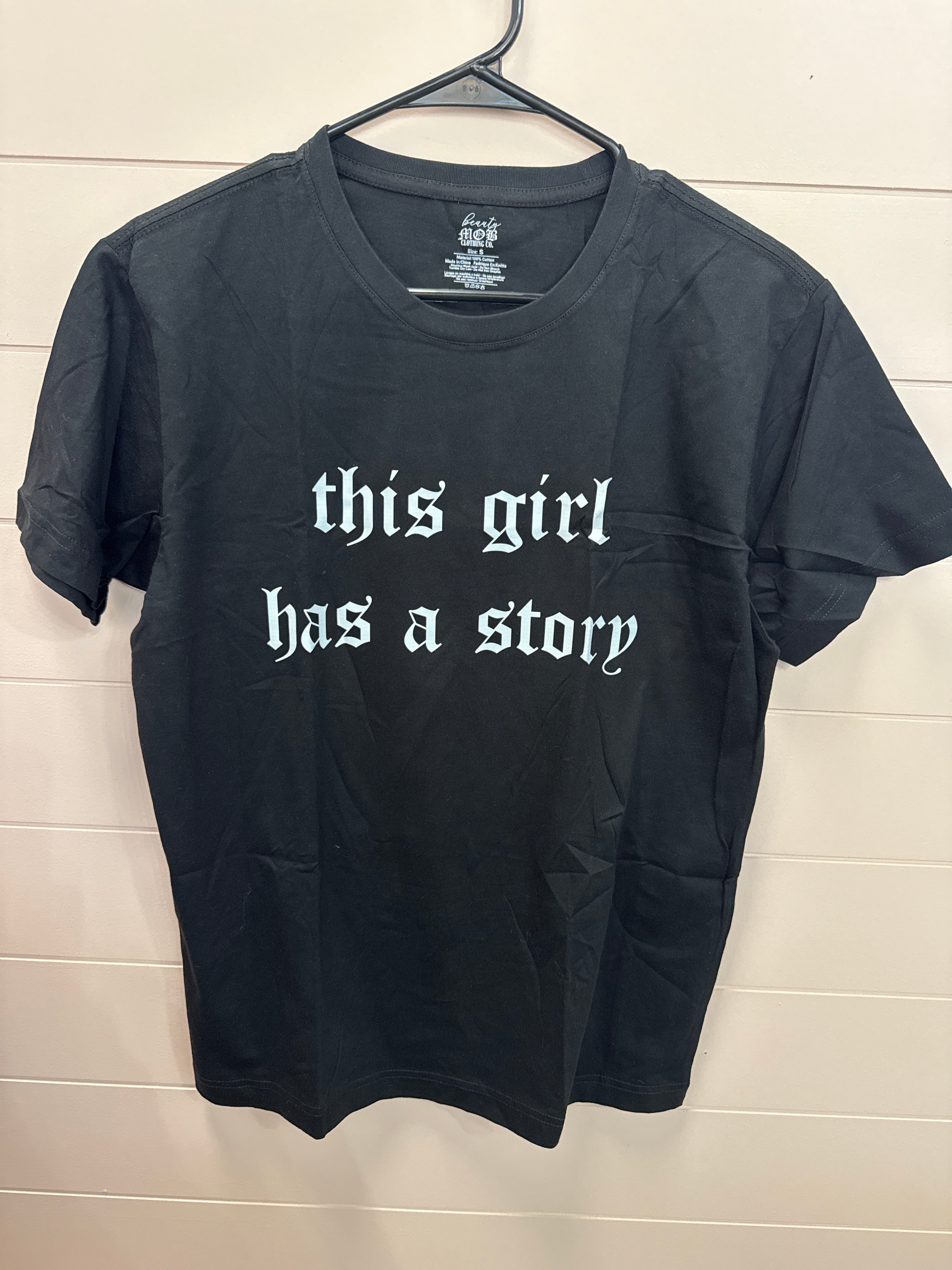 This Girl Has a Story Tee - bkeyelashes