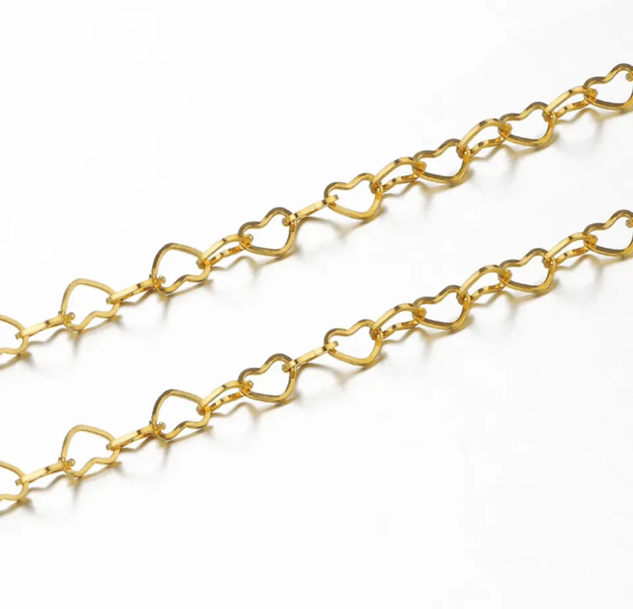 stainless steel heart chain