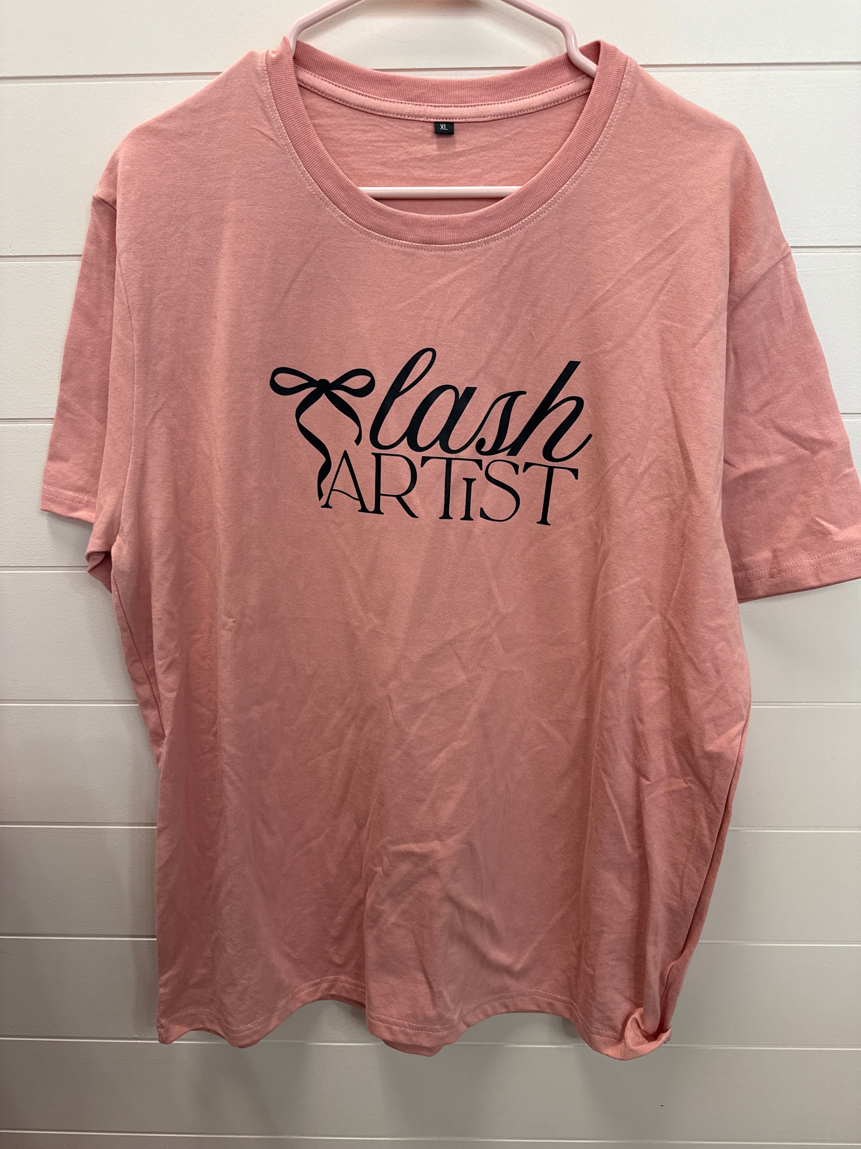 Lash Artist Bow Tee - bkeyelashes