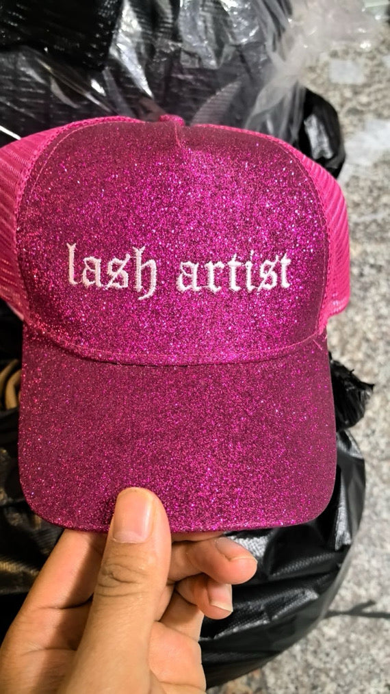 Glitter Trucker Hat - bkeyelashes