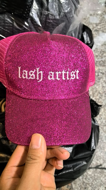 Glitter Trucker Hat - bkeyelashes