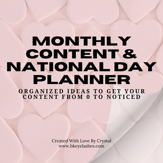 Monthly Content Calendar & Planner