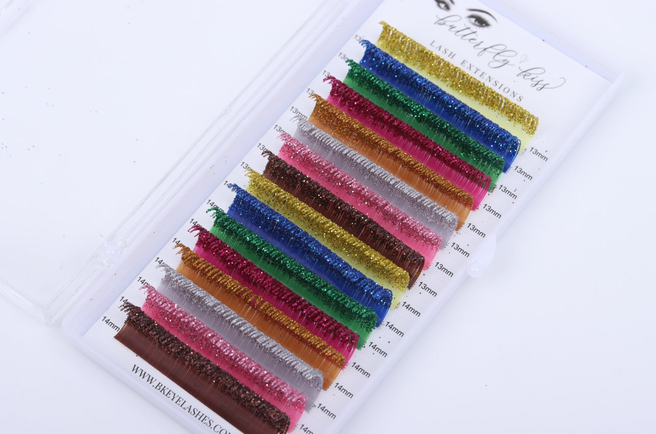 Glitz & Glam collection - eyelash extension trays - bkeyelashes