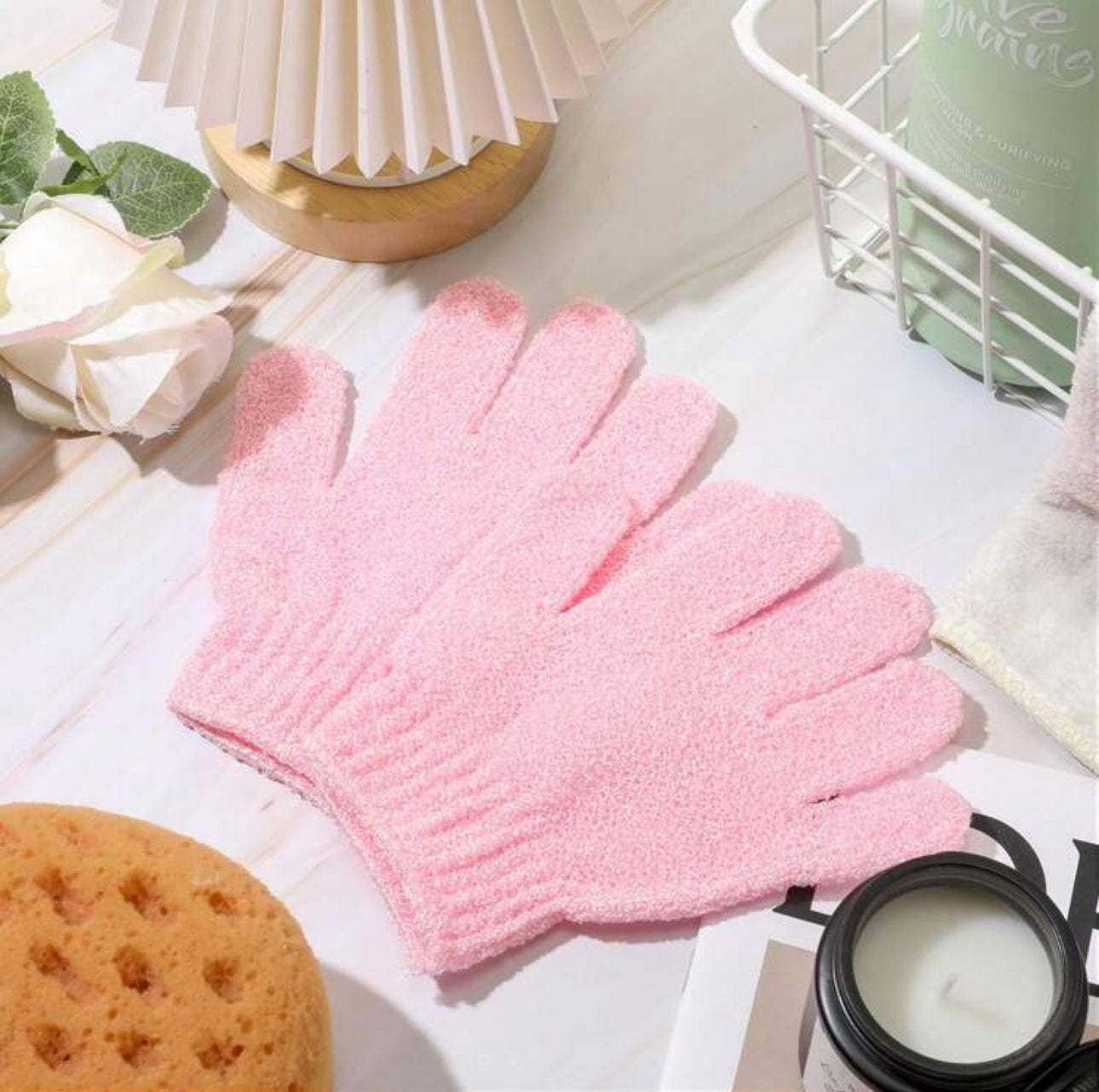 exfoliating glove