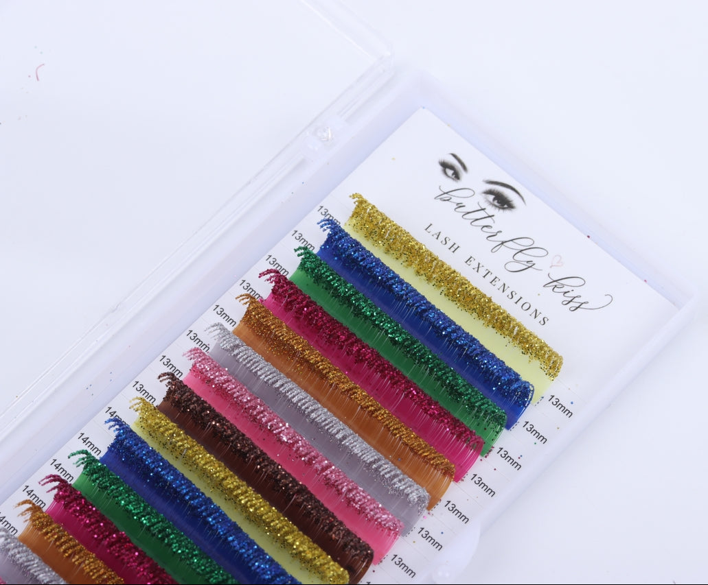 Glitz & Glam collection - eyelash extension trays - bkeyelashes