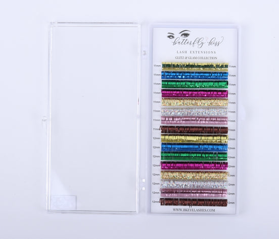 Glitz & Glam collection - eyelash extension trays - bkeyelashes