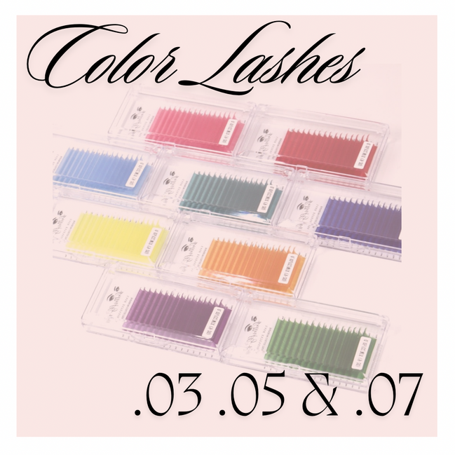 COLOR LASH TRAYS - bkeyelashes