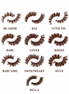brown luxury lashes