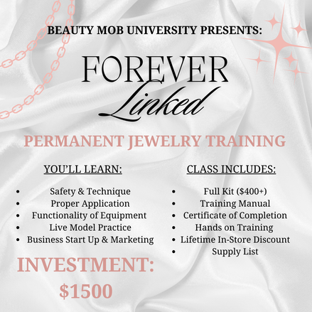 Forever Linked - Permanent Jewelry Training - bkeyelashes