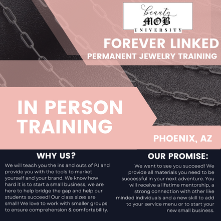 Forever Linked - Permanent Jewelry Training - bkeyelashes