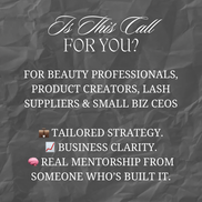 1:1 Mentorship Call - bkeyelashes