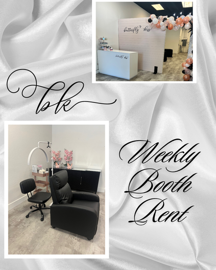 WEEKLY BOOTH RENTAL