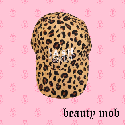 leopard lash artist hat