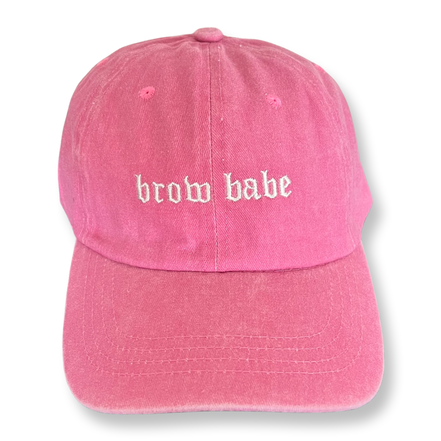 brow babe baseball hat - bkeyelashes