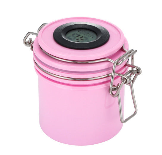 Airtight Glue Storage Tank with Hygrometer - bkeyelashes