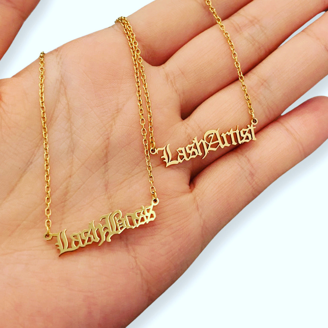 lash necklace - bkeyelashes