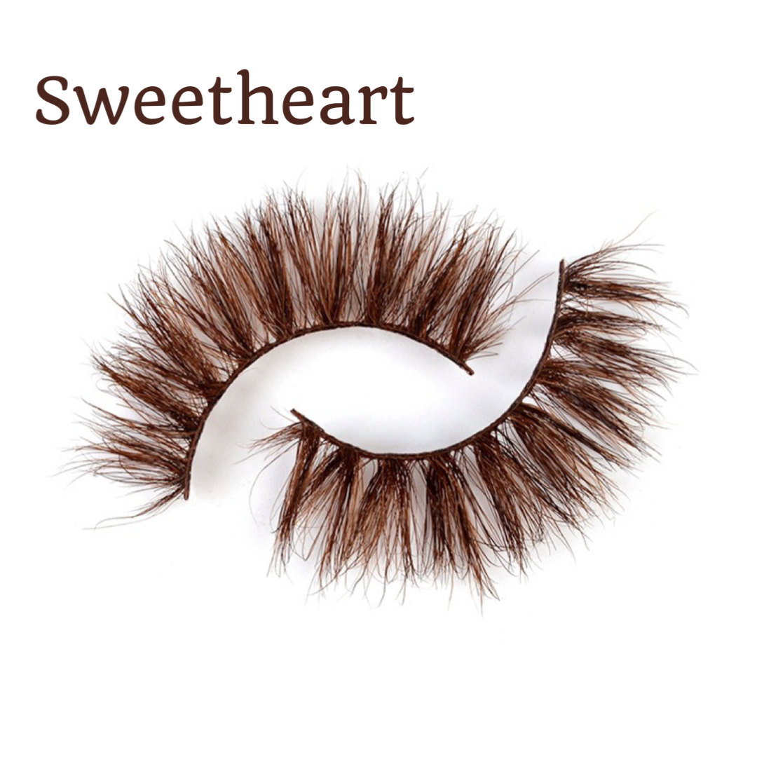 brown luxury lashes - bkeyelashes