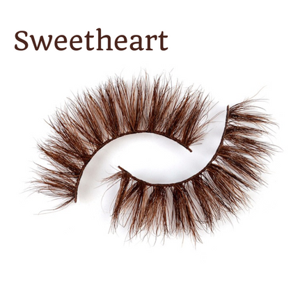 brown luxury lashes - bkeyelashes