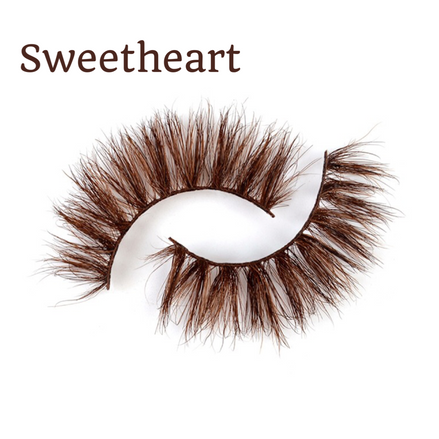 brown luxury lashes - bkeyelashes