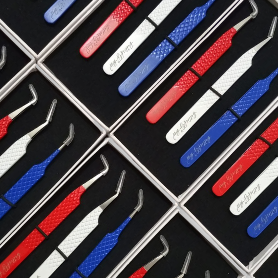 red white and boo tweezer collection