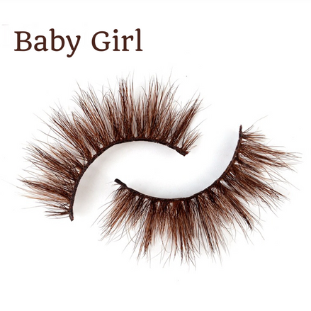 brown luxury lashes - bkeyelashes