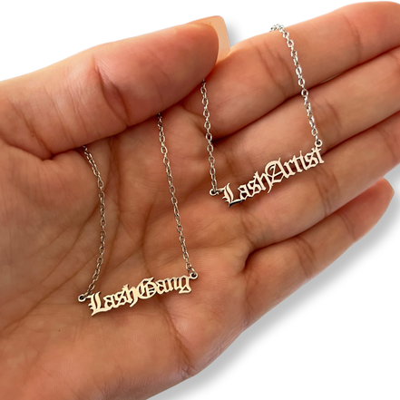 lash necklace - bkeyelashes