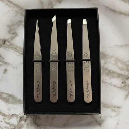 brow tweezer set - bkeyelashes