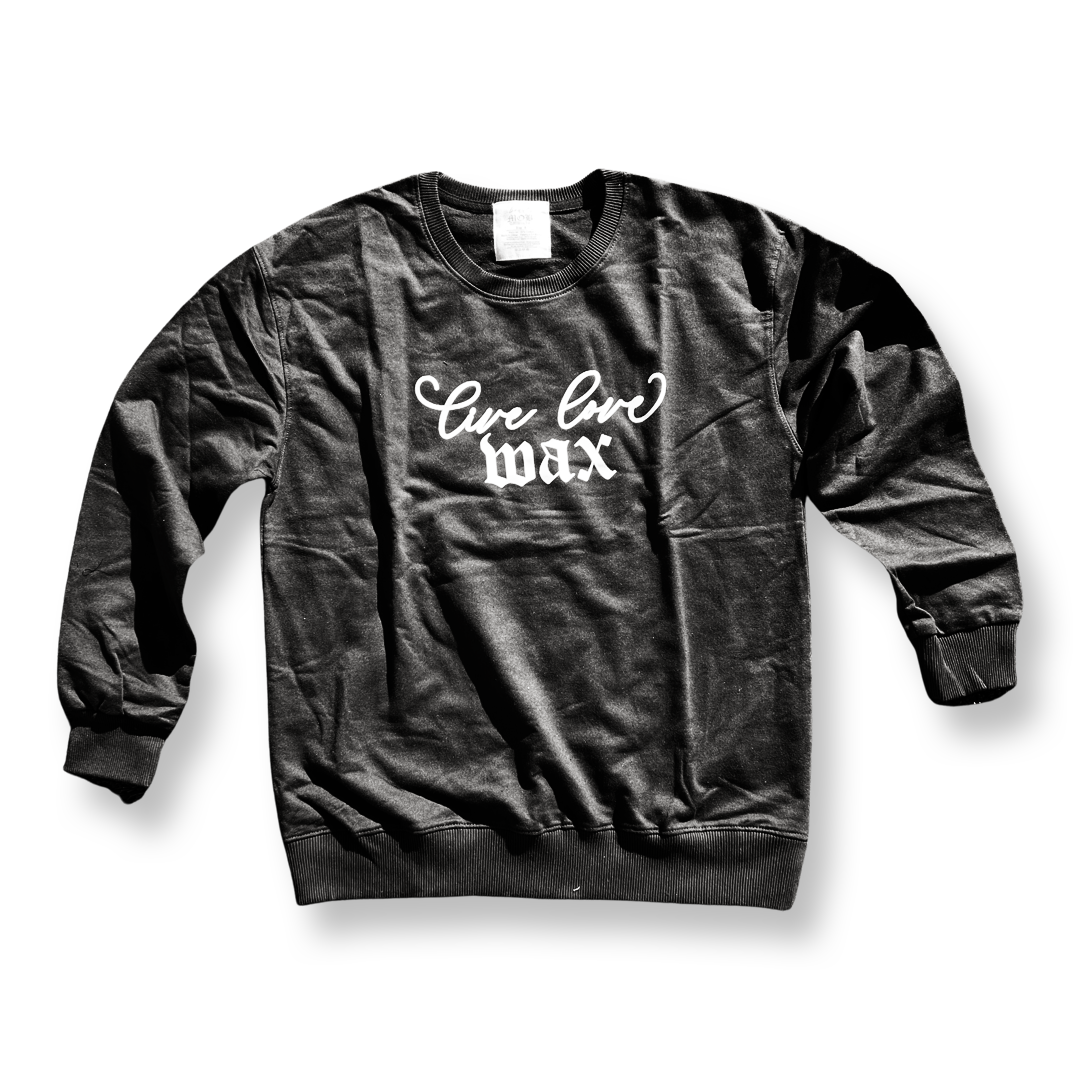 LIVE LOVE WAX crew - bkeyelashes