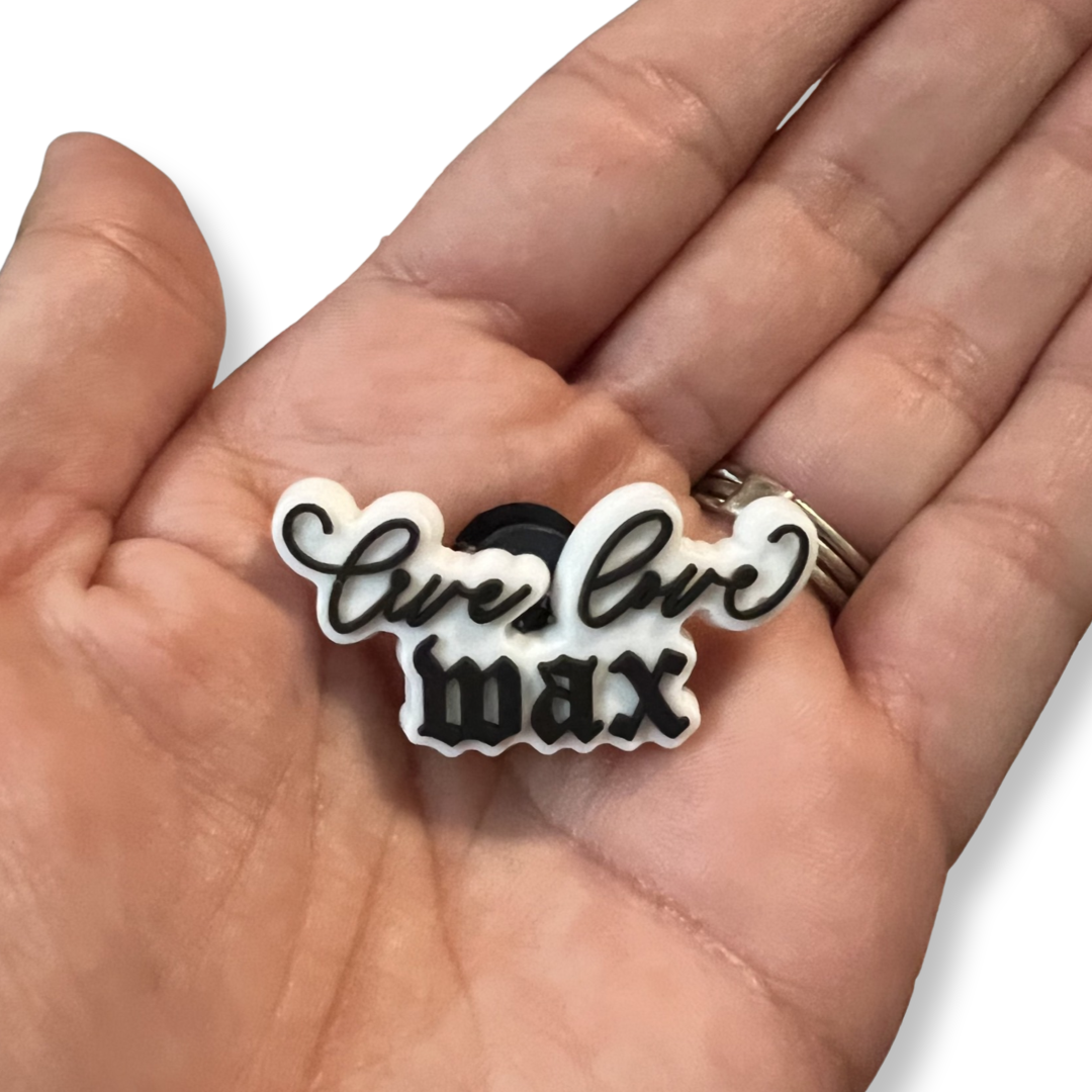 live love wax shoe charm - bkeyelashes