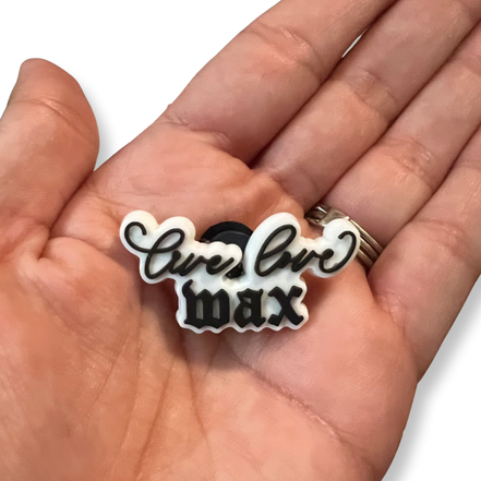 live love wax shoe charm - bkeyelashes
