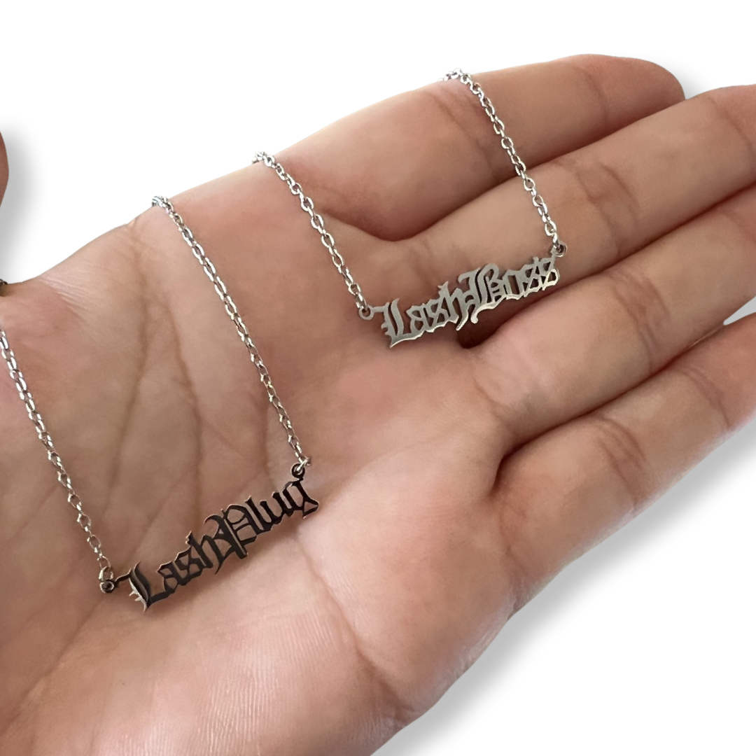 lash necklace - bkeyelashes