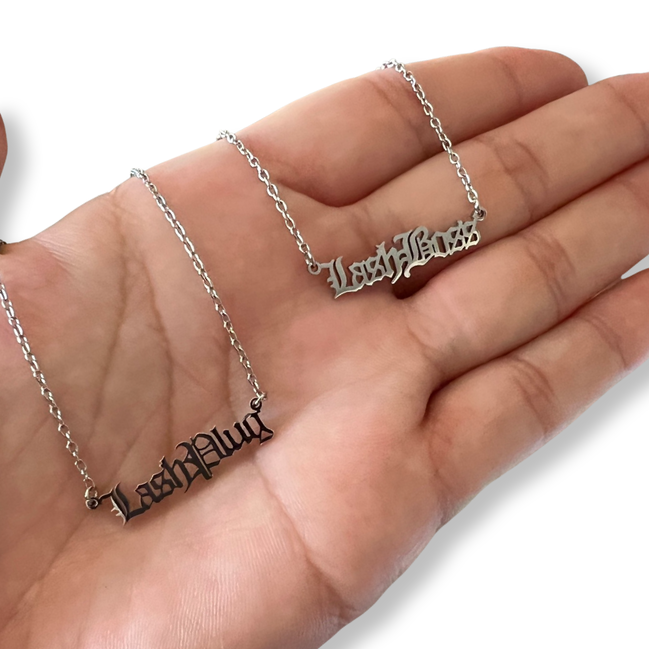 lash necklace - bkeyelashes