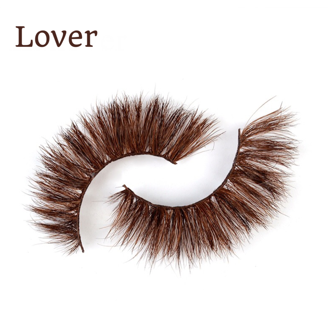 brown luxury lashes - bkeyelashes