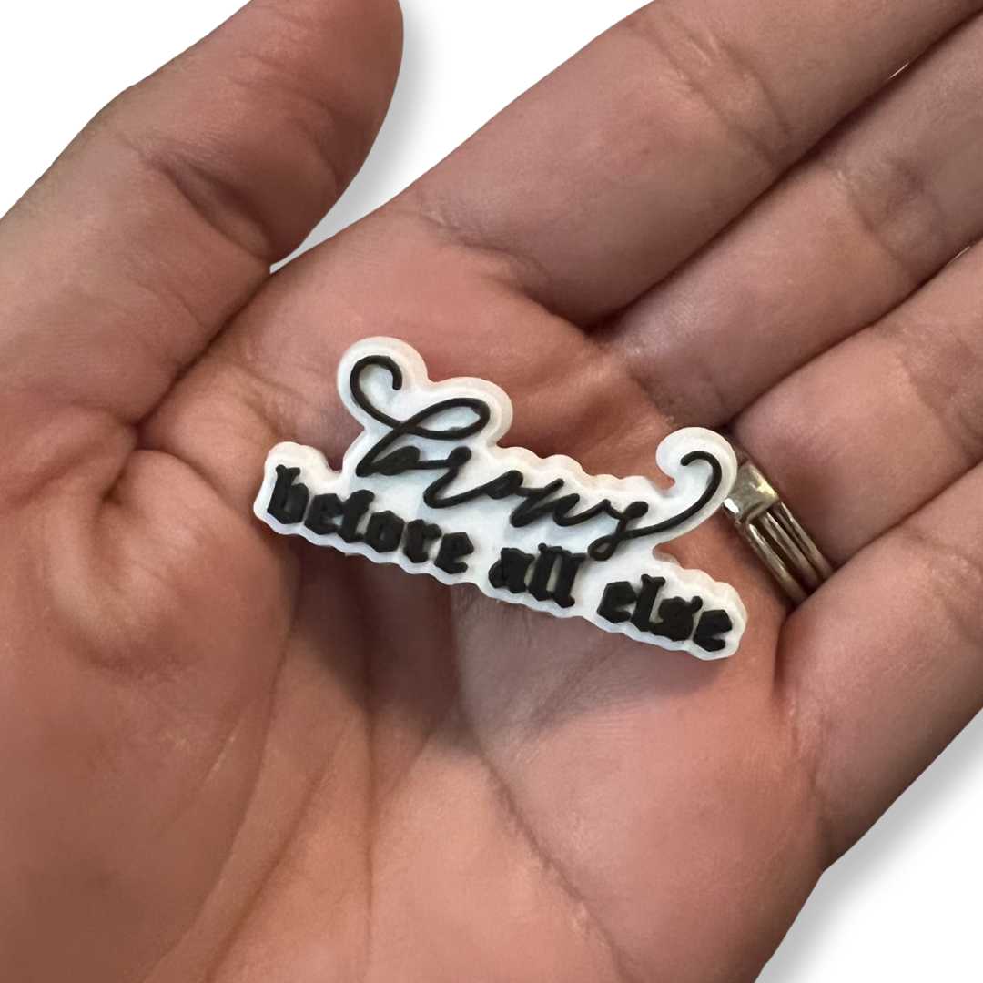 brows BAE shoe charm - bkeyelashes