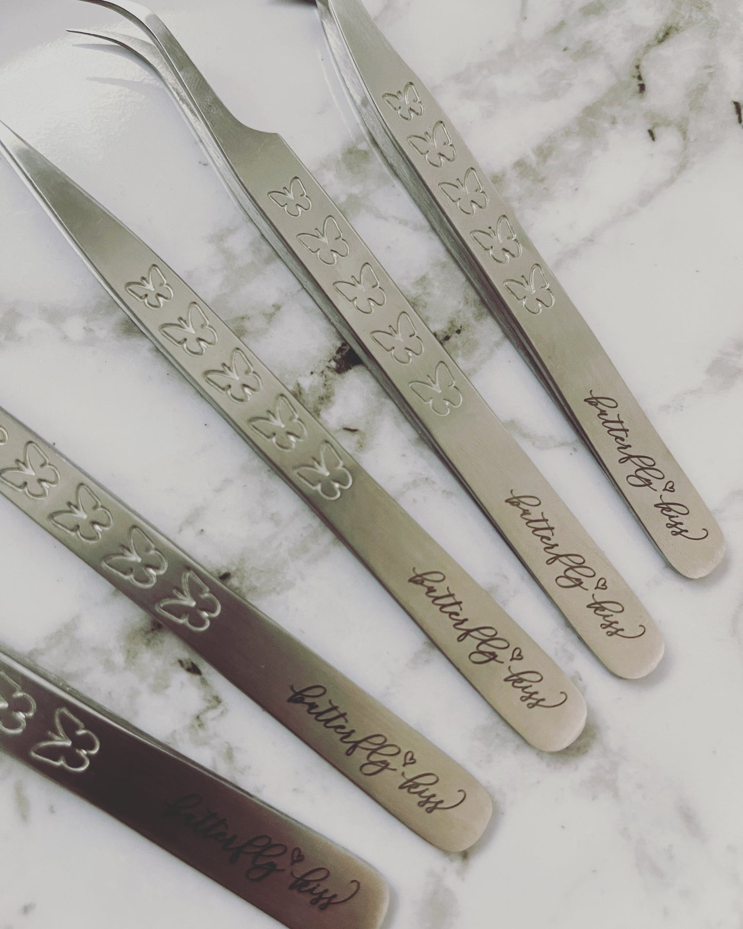 butterfly tweezer collection