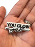 you glow girl shoe charm - bkeyelashes