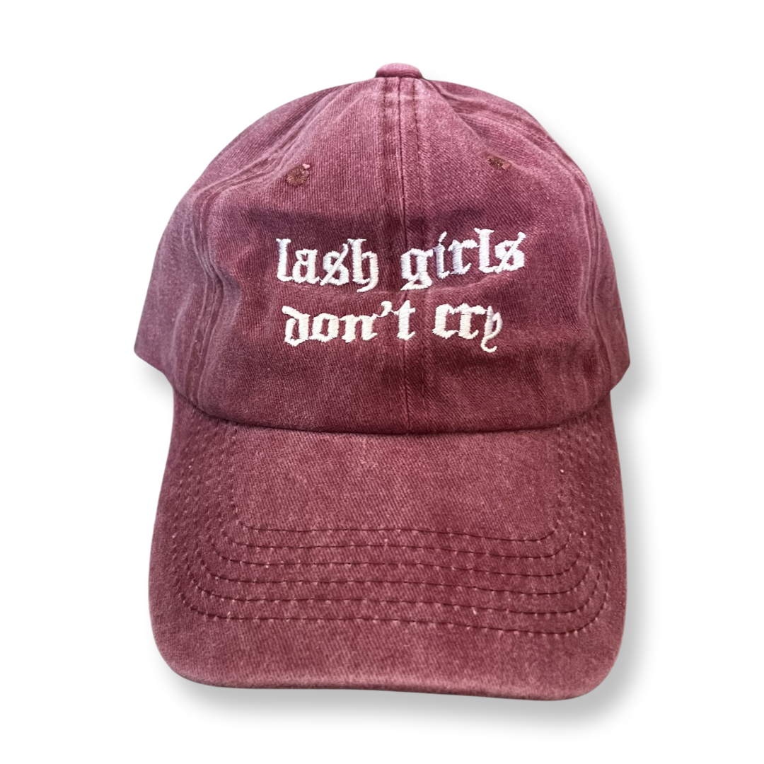 lash girls don’t cry - baseball hat - bkeyelashes