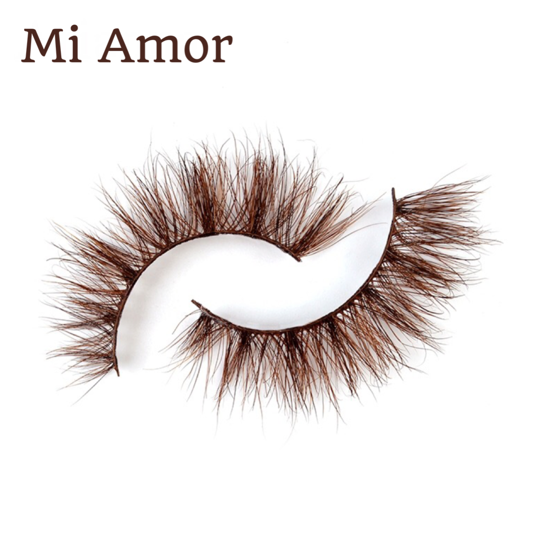 brown luxury lashes - bkeyelashes