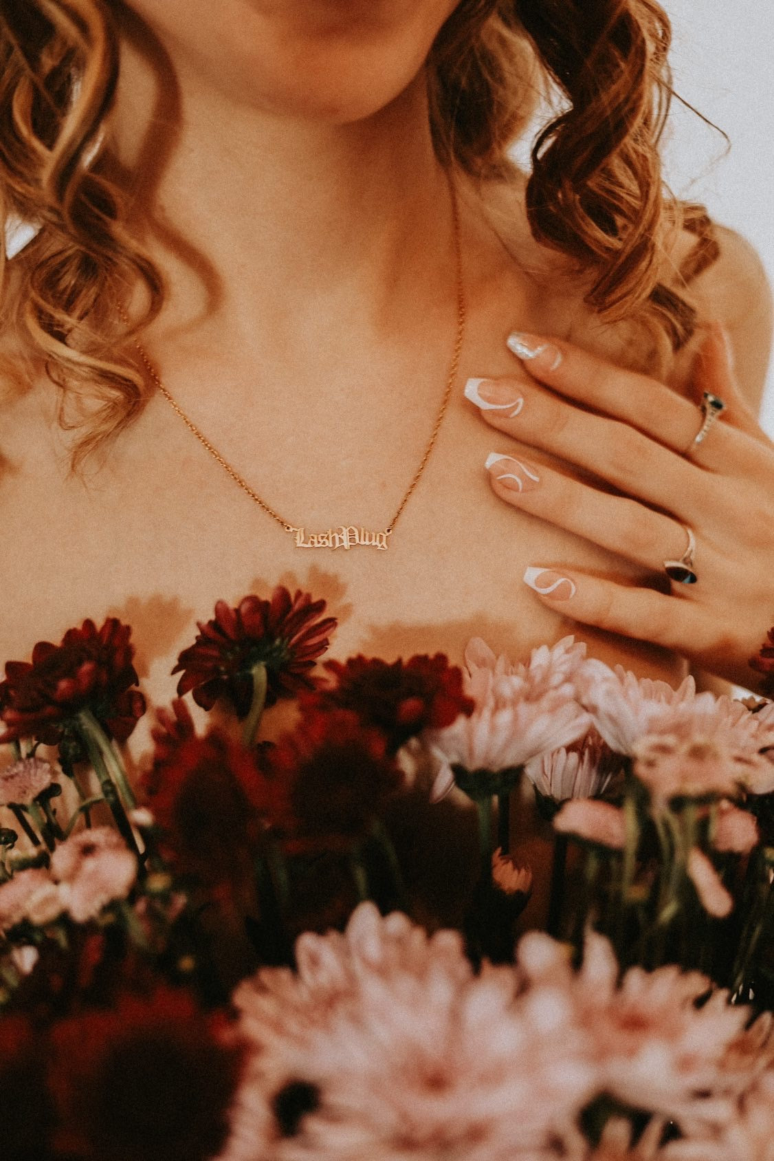 lash necklace - bkeyelashes