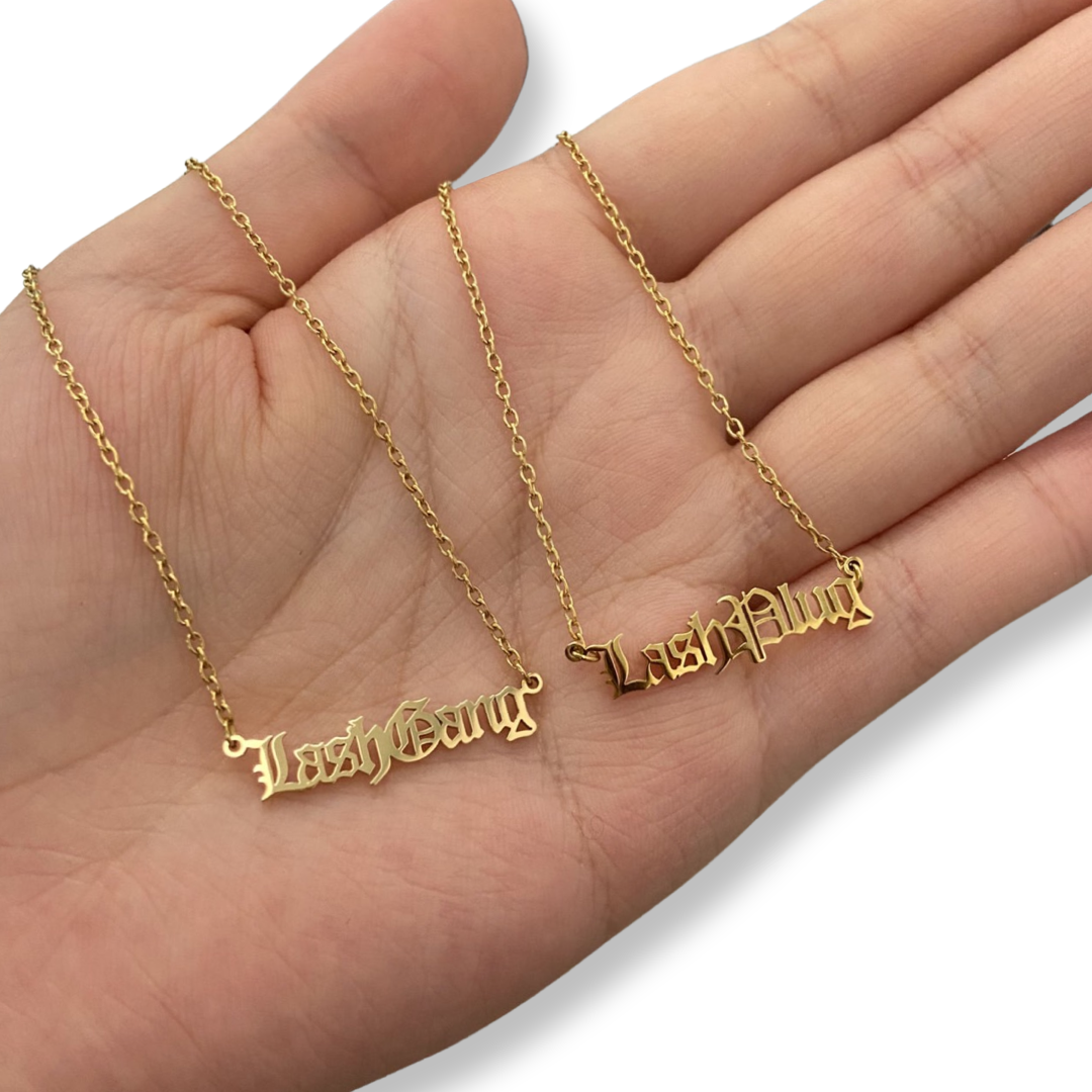 lash necklace - bkeyelashes