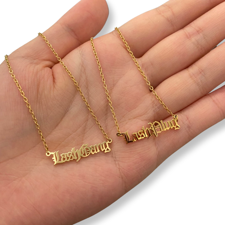 lash necklace - bkeyelashes